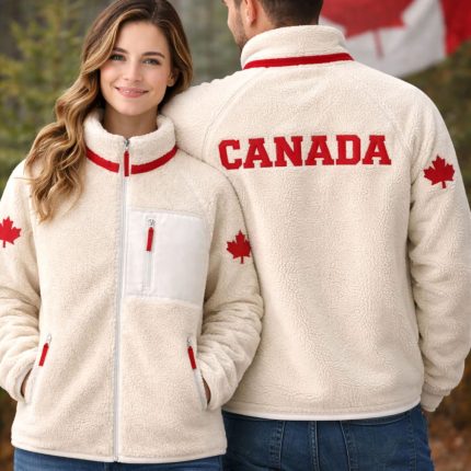 Embrace the chill with the Heated Rivalry Maple Leaf Jacket