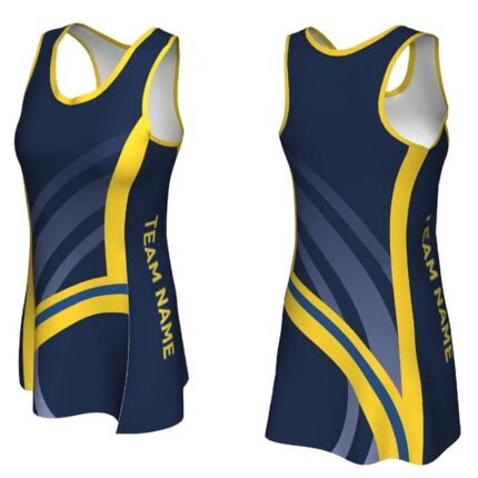 Custom Ladies Netball Team Uniforms by Hi Active Wear Sialkot